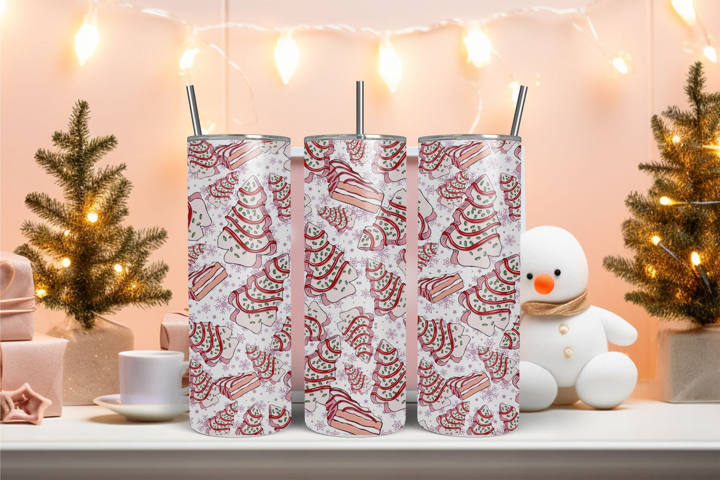 Holiday Tree Cakes Tumbler