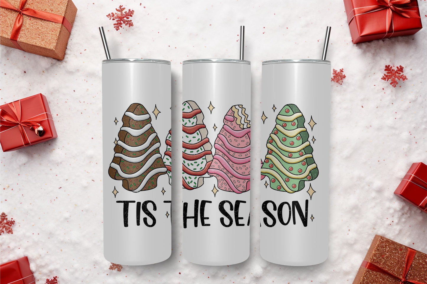 Seasonal Tree Cakes Tumbler