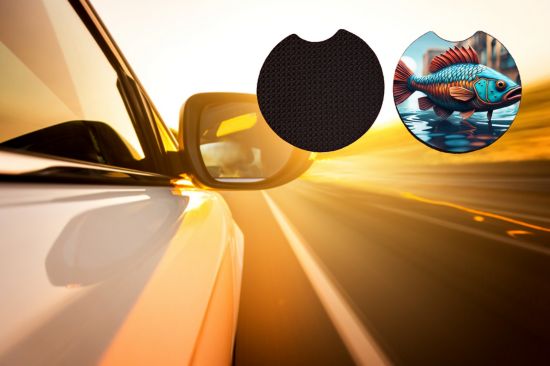 Fish Car Coasters