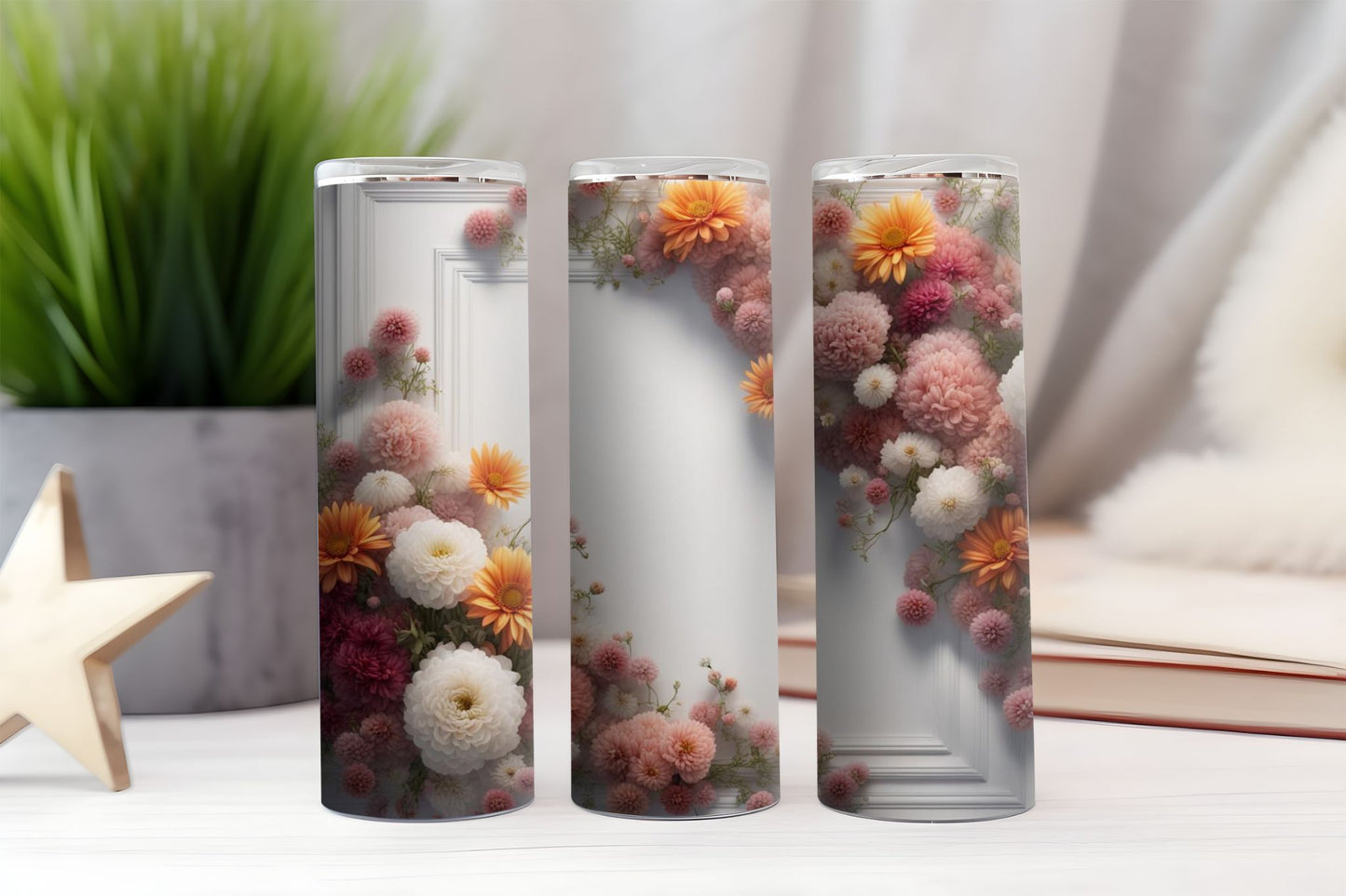 Flower Border Design 2 Tumbler