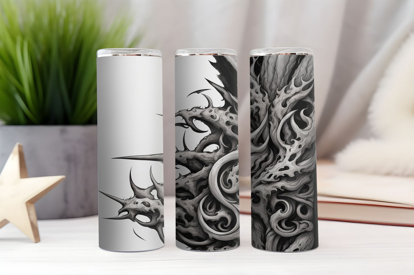 Goth Border Design 2 Tumbler