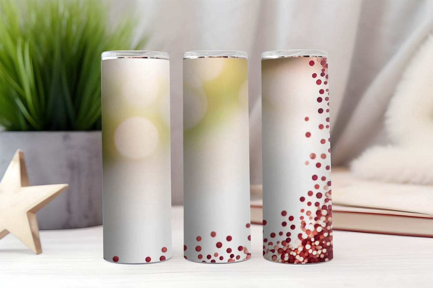 Organic Border Design Tumbler