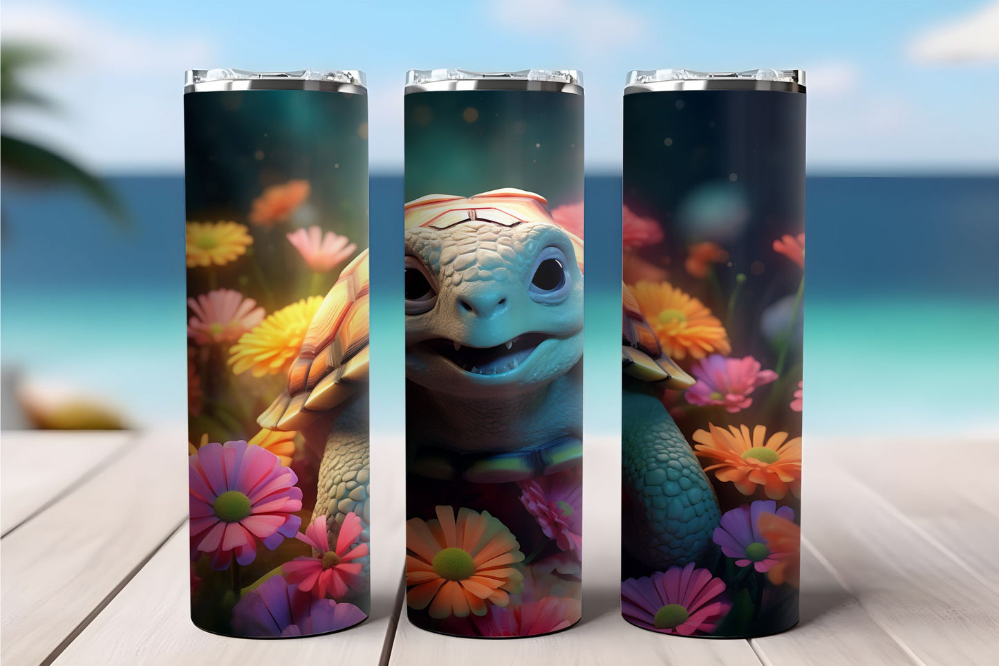 Turtle 3D Tumbler
