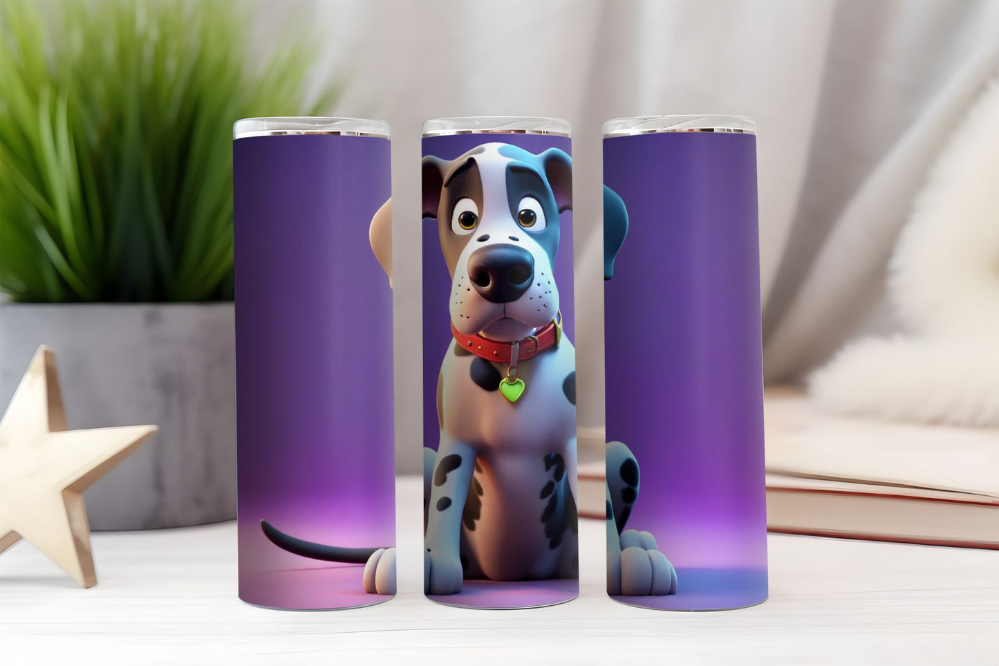 Spotted Great Dane Tumbler