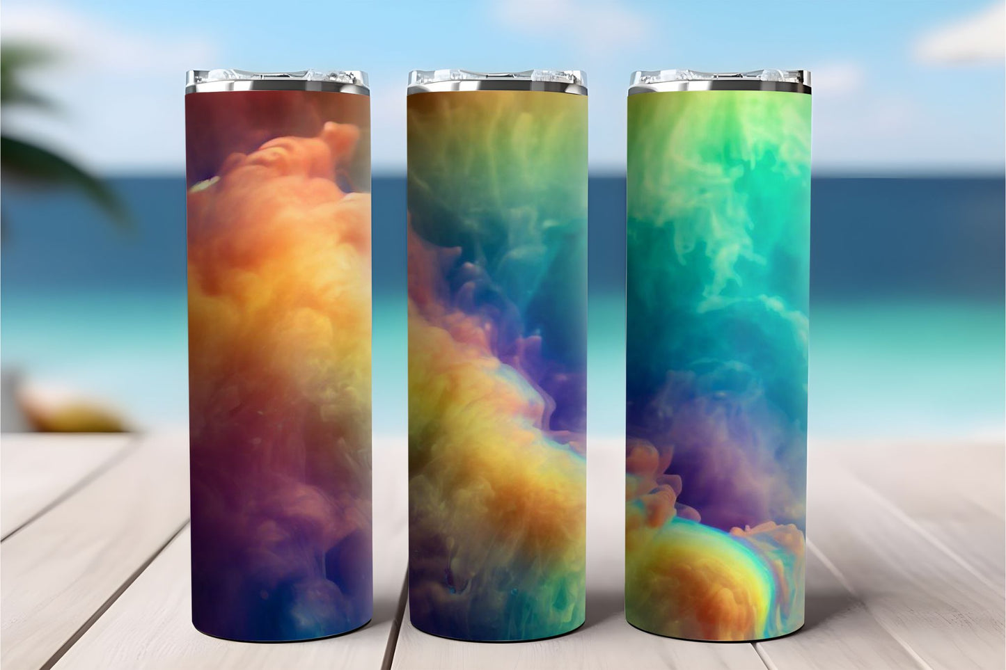 Powder Rainbow Tumbler