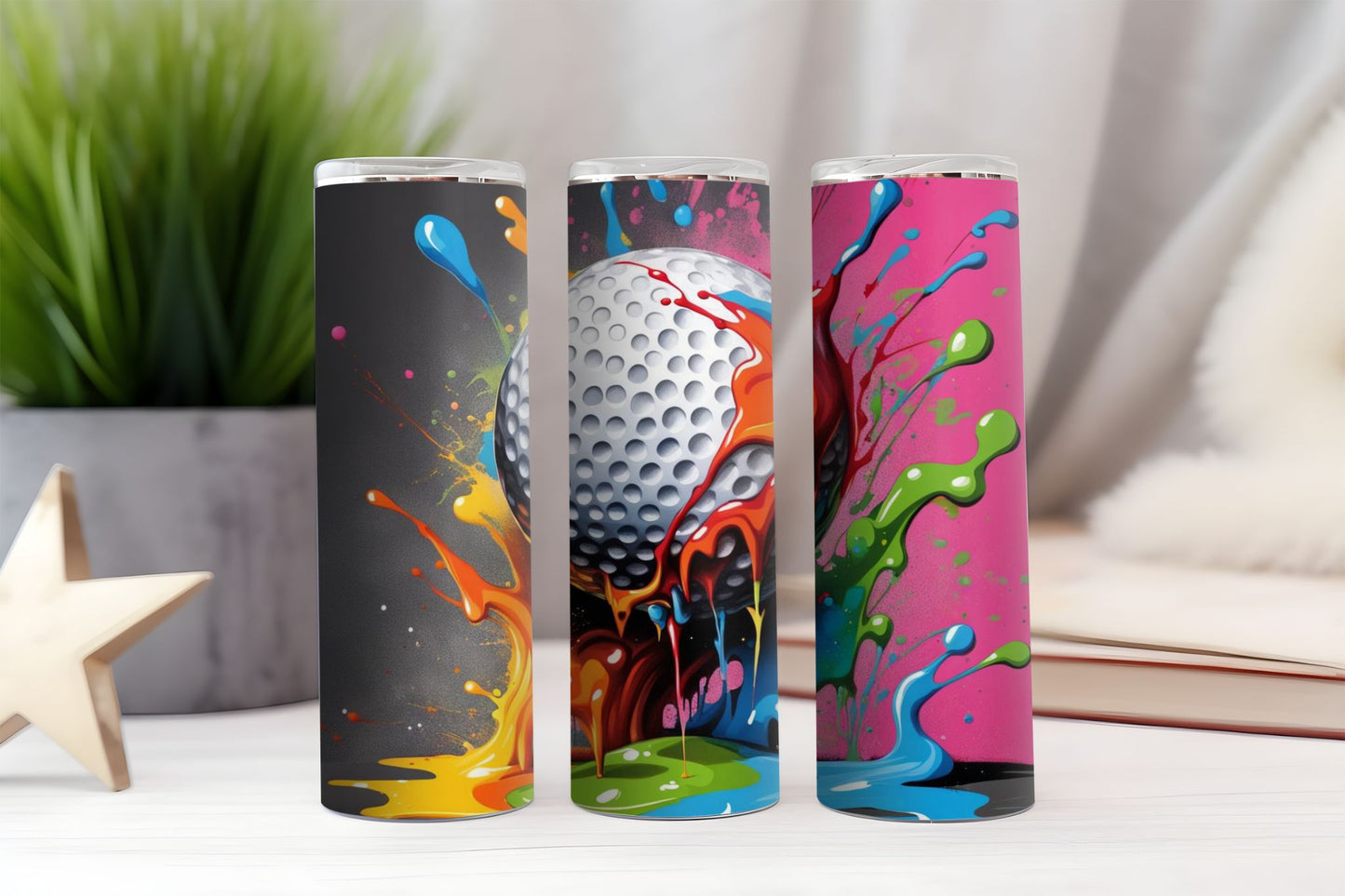 Golf Ball 3 Tumbler