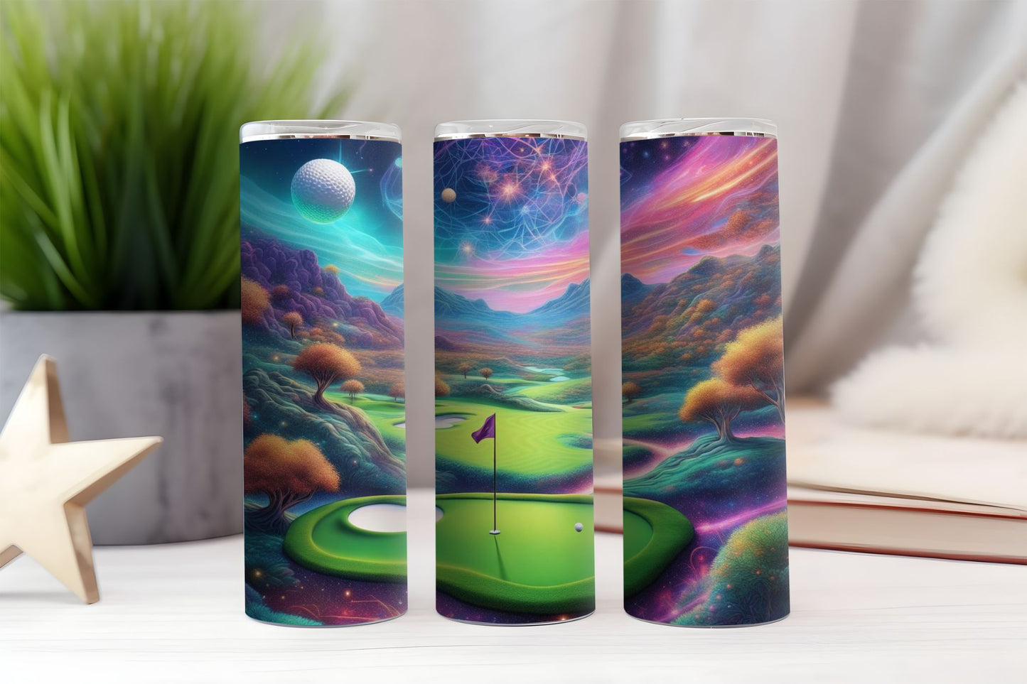 Space Golf Tumbler