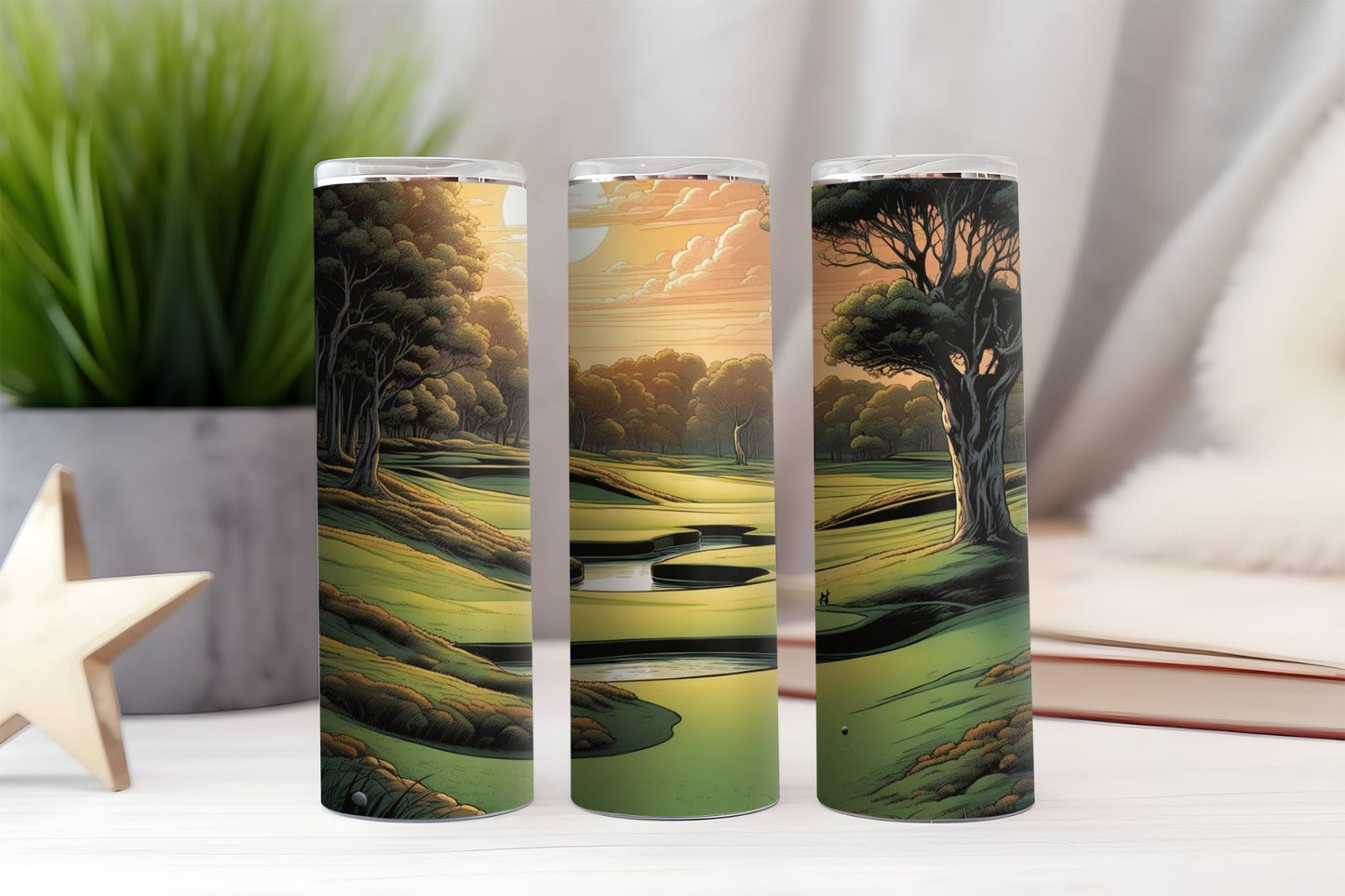 Comic Golf Tumbler