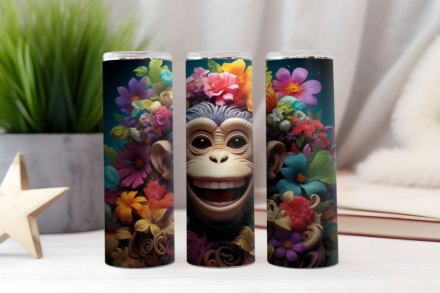 Monkey 3D Tumbler