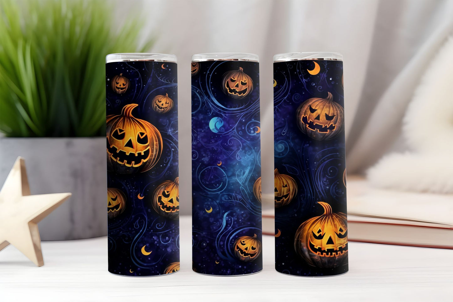 Space Pumpkins Tumbler