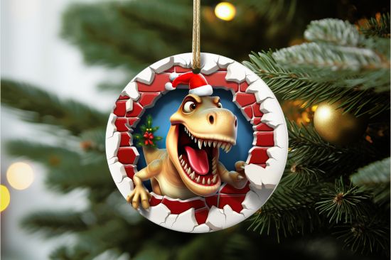 Dinosaur Breakthrough Ornament