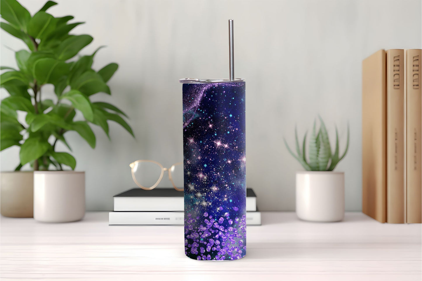 Purple Space Tumbler