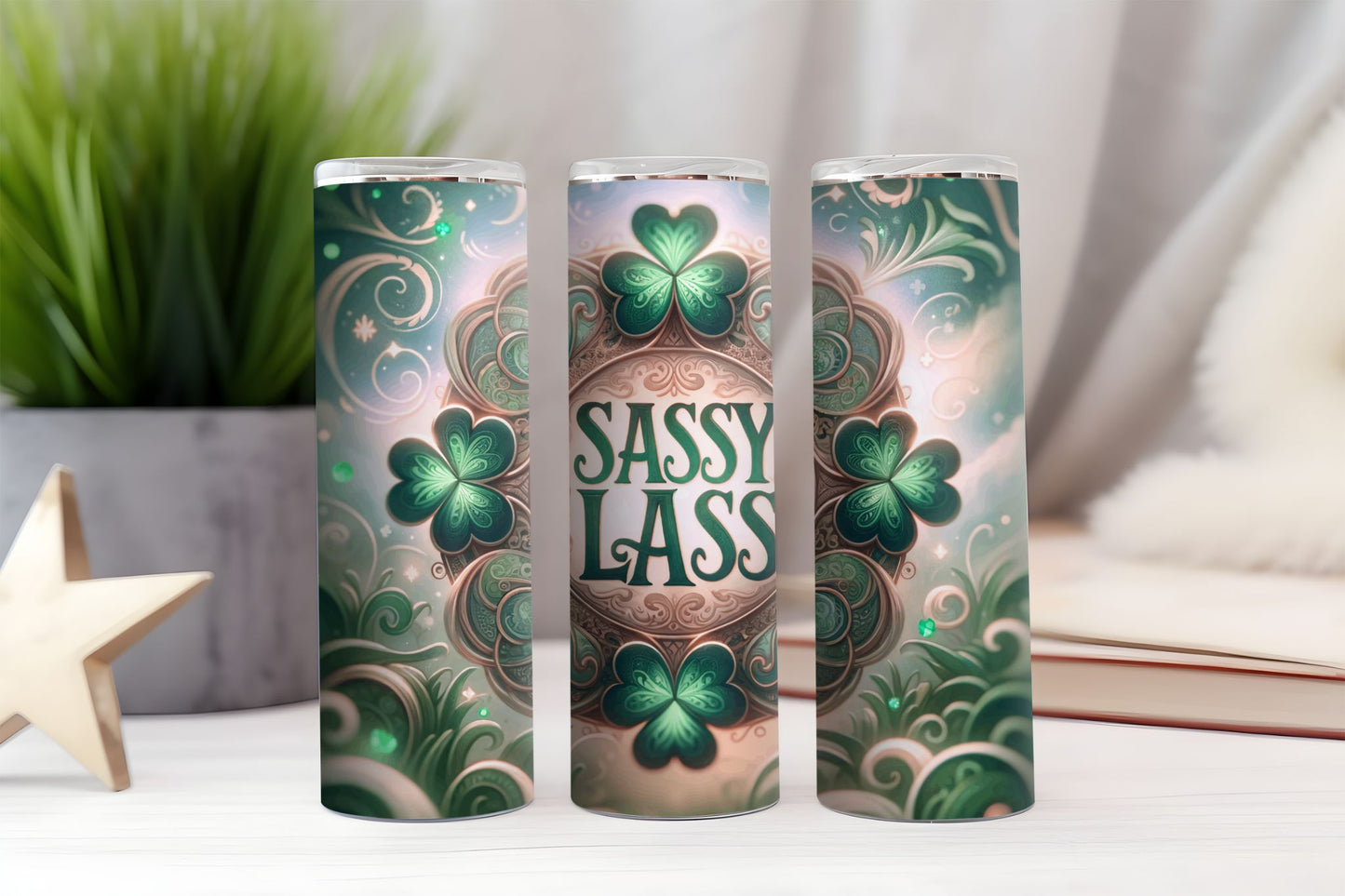 St. Patrick's Day Sassy Lass Tumbler