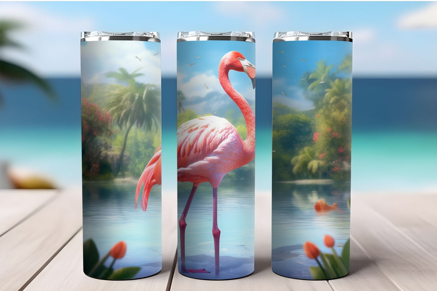 Flamingo 3 Tumbler