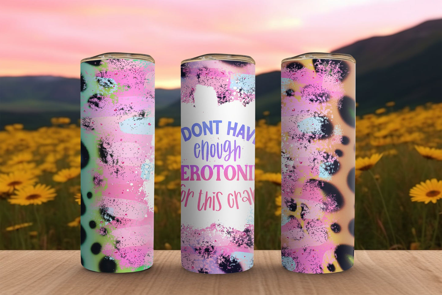 Serotonin Snarky Tumbler