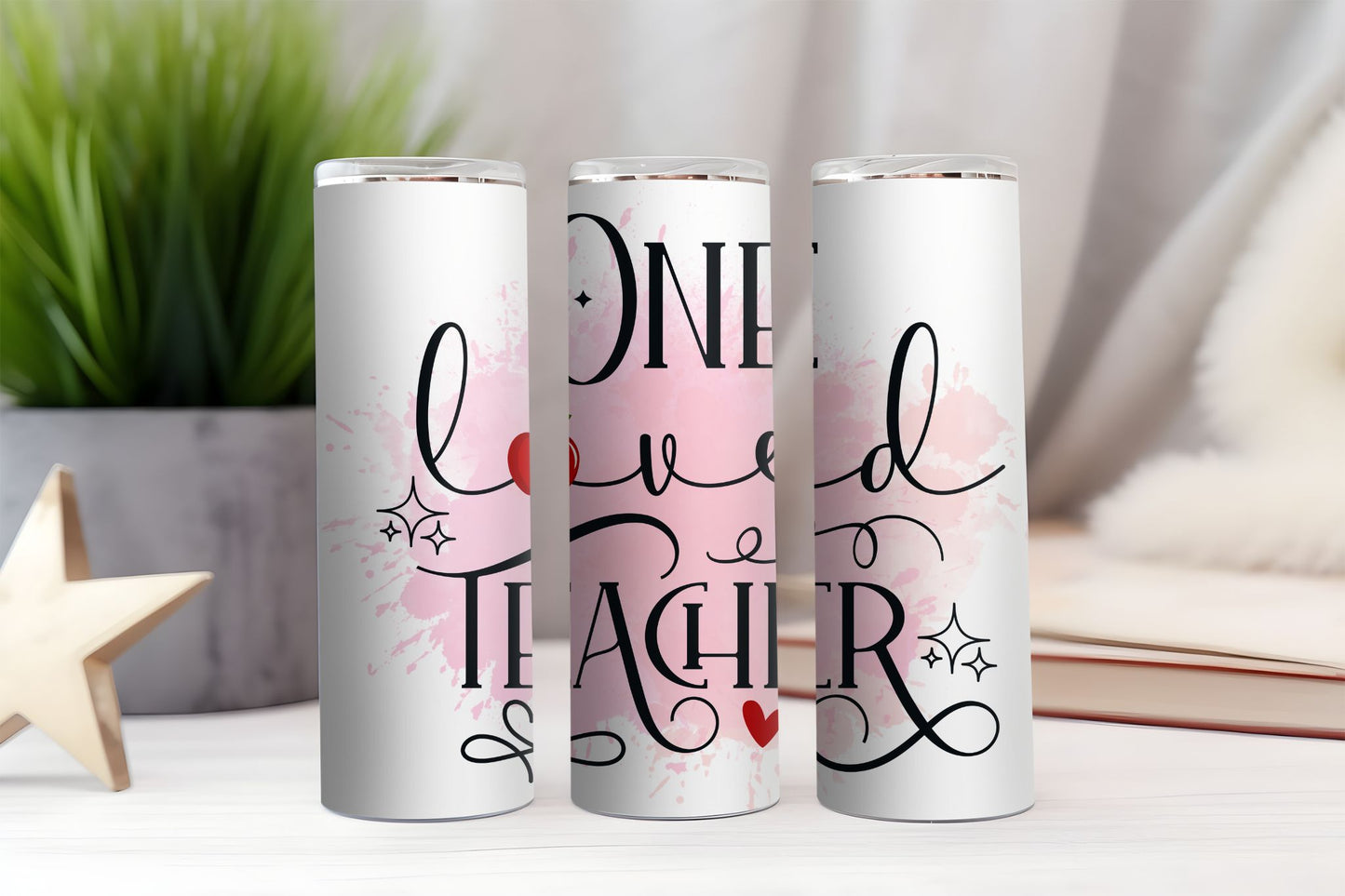 One Loved Teacher Tumbler