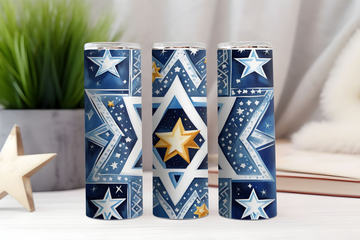 Hanukkah Star 3 Tumbler