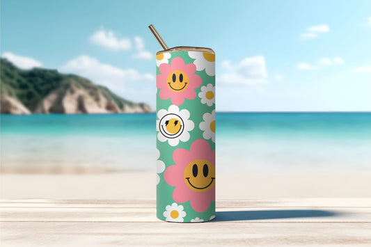 Flower Smiles Tumbler