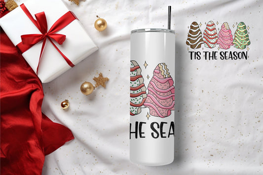 Seasonal Tree Cakes Tumbler
