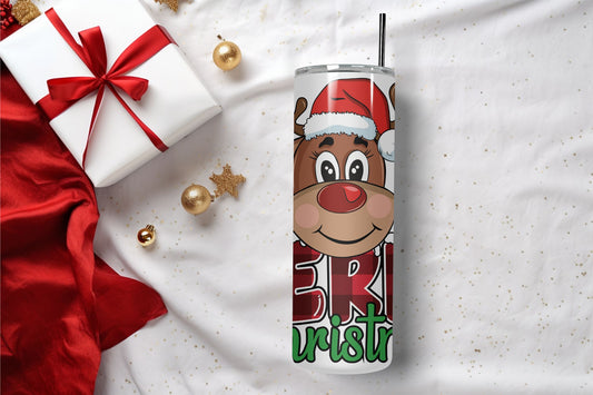 Christmas Reindeer Tumbler
