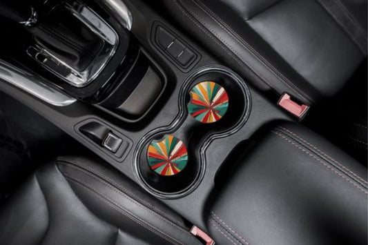Color Leaf Car Coasters