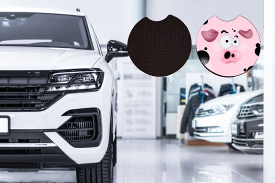 Silly Piggy Car Coasters