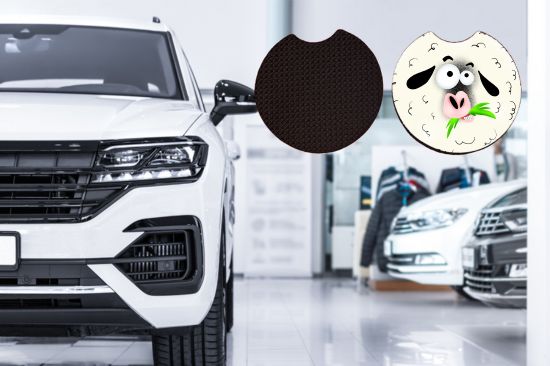 Silly Sheep Car Coasters