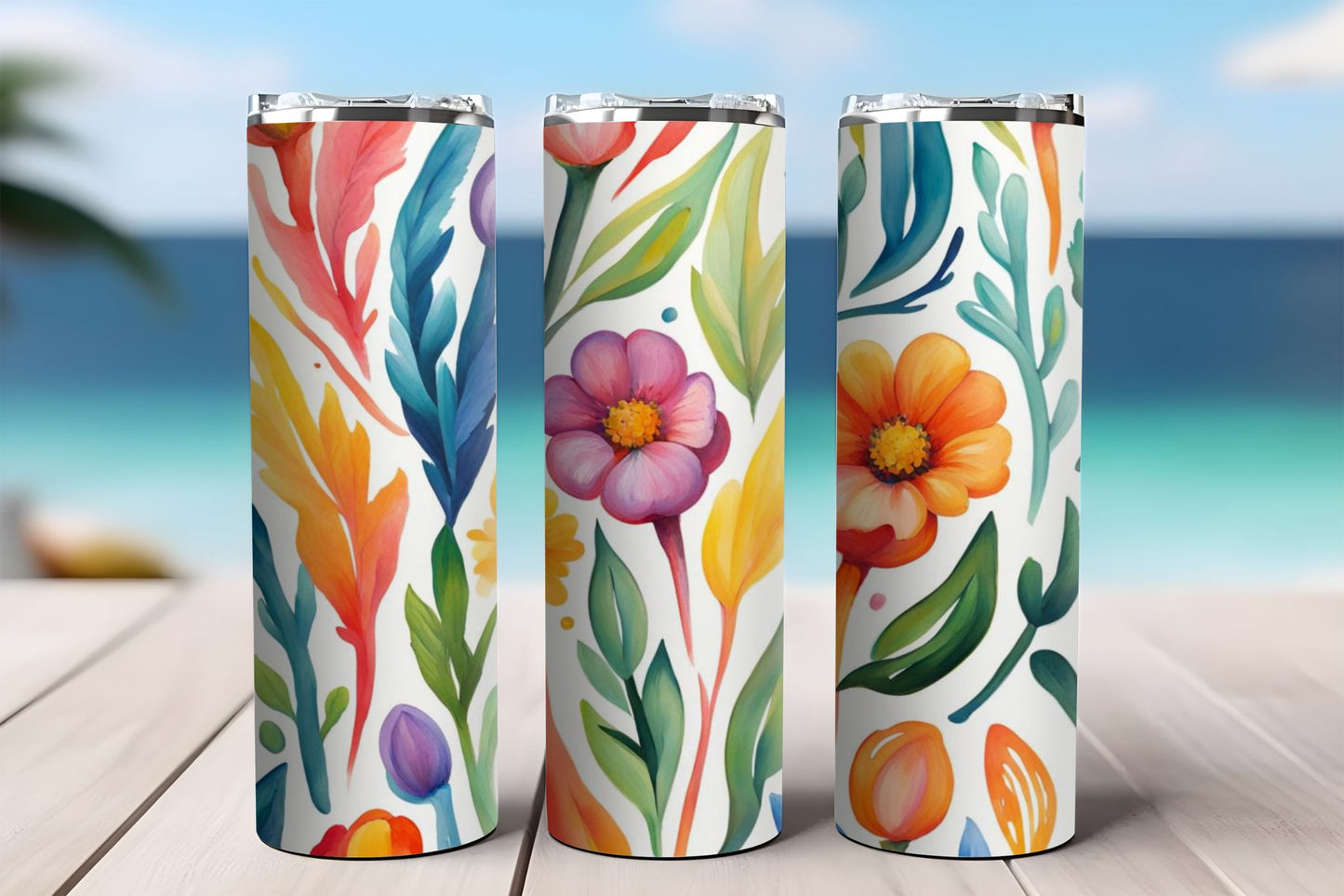 Simple Border Design Tumbler