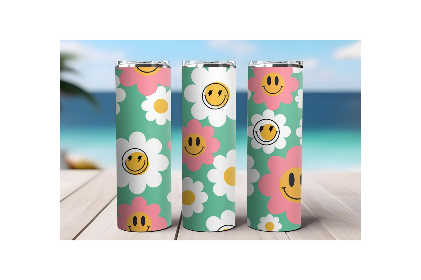 Flower Smiles Tumbler