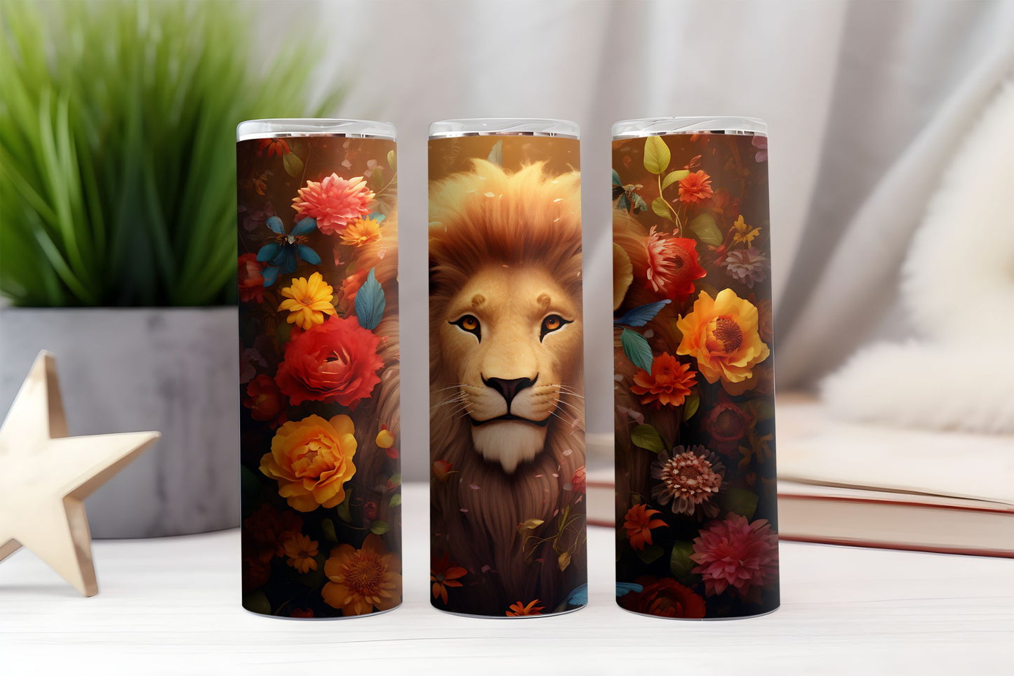 Lion 3D Tumbler