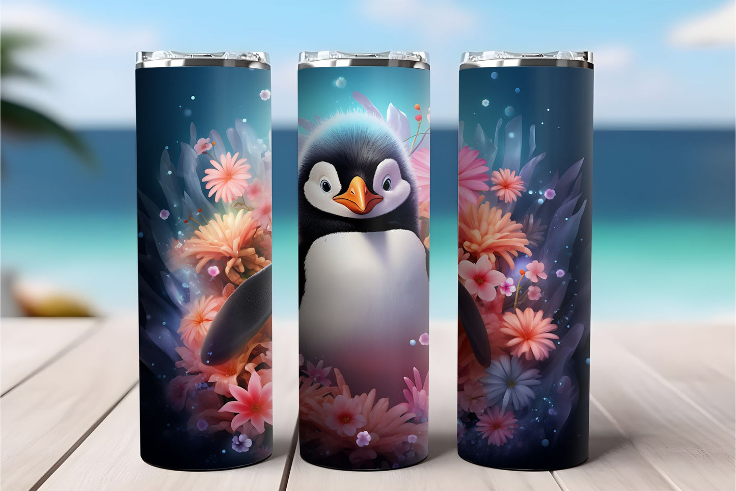 Penguin 3D Tumbler
