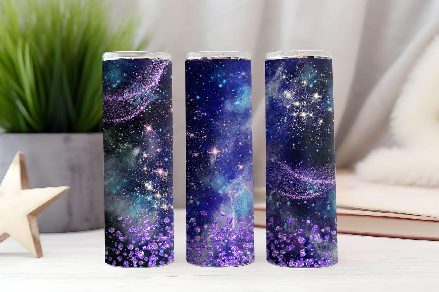 Purple Space Tumbler
