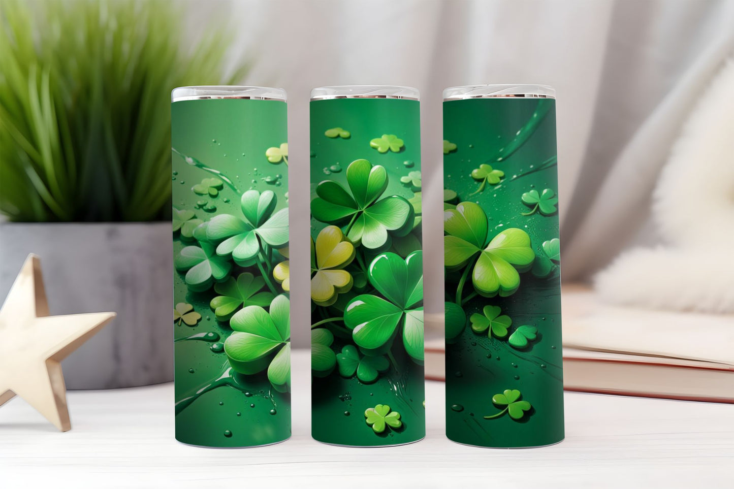 Lucky Clovers Tumbler