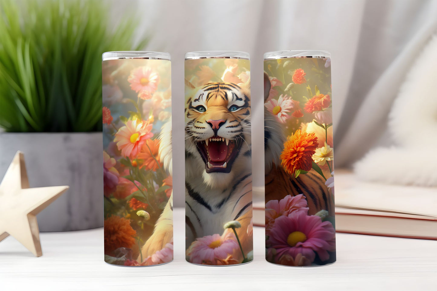 Tiger 3D Tumbler