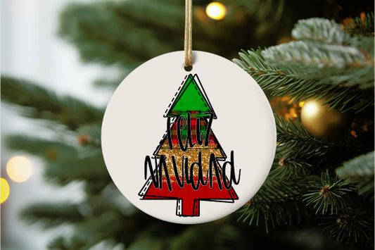 Feliz Navidad Ornament
