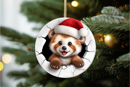 Red Panda Breakthrough Ornament