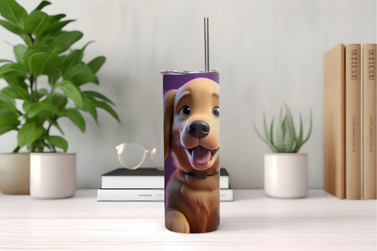 Golden Retriever Tumbler