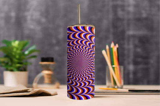 Funky Swirls Tumbler