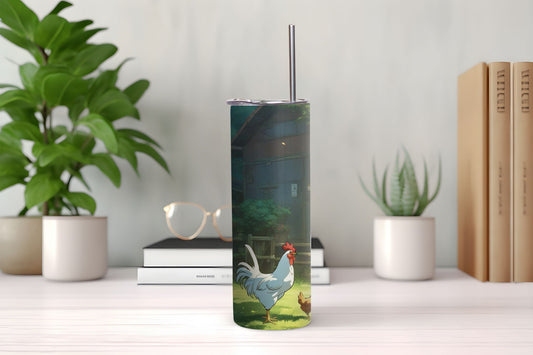 Anime Roosters Tumbler