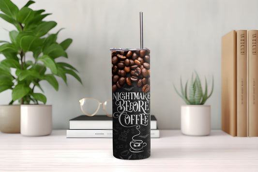 Nightmare Before Coffee Tumbler