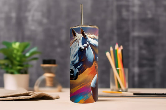 White Horse Tumbler