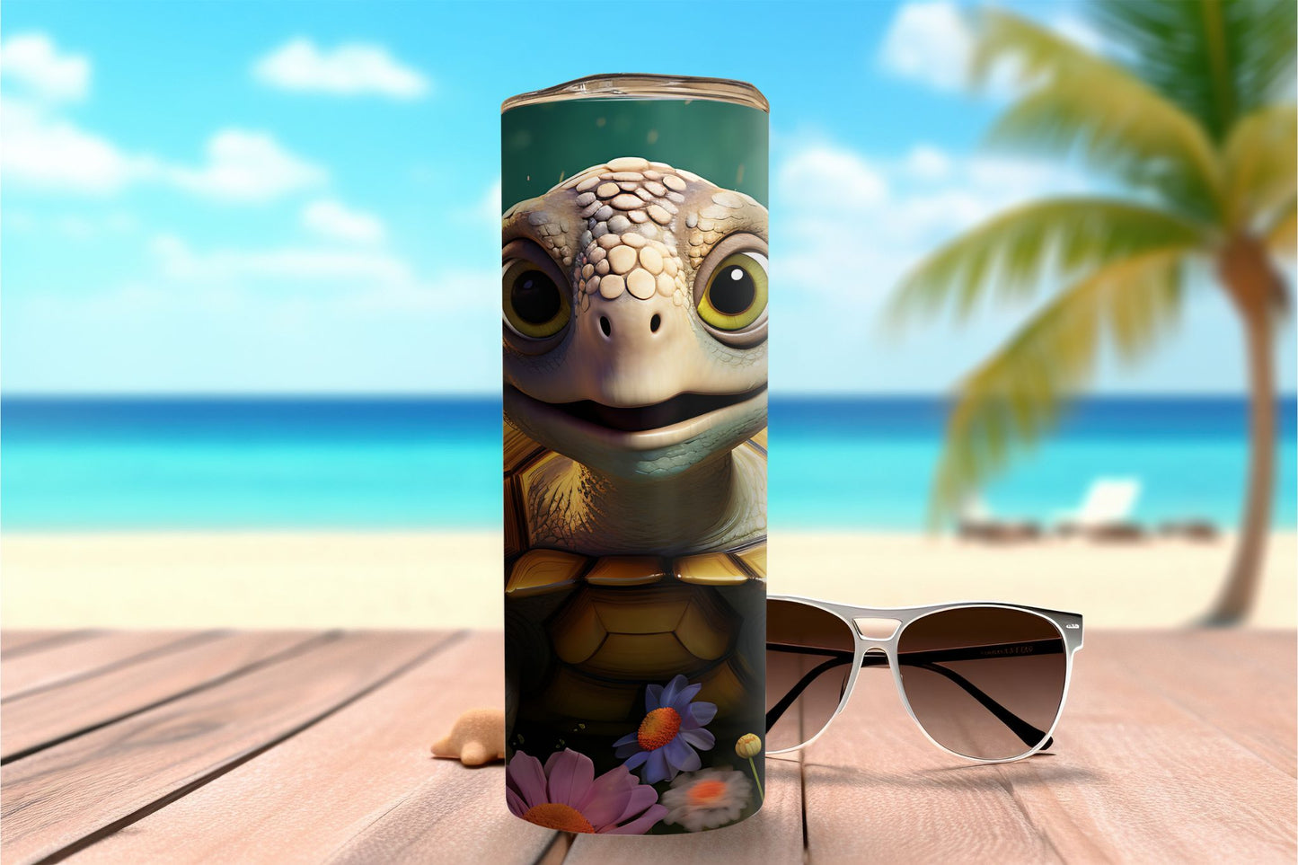 Turtle 3D 2 Tumbler