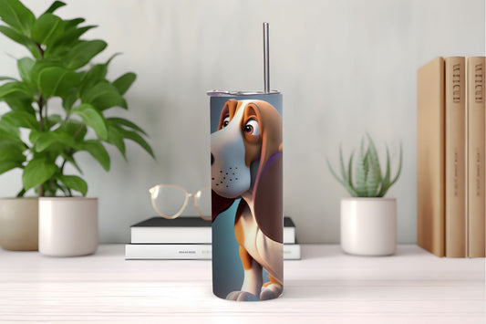 Basset Hound Tumbler