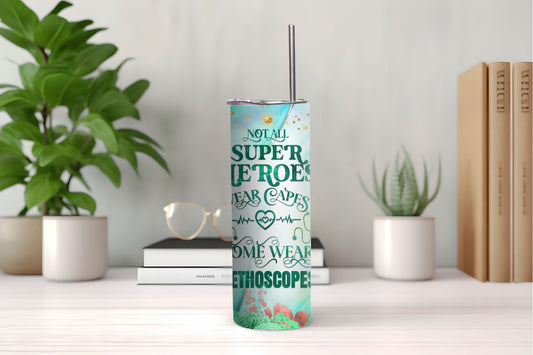 Super Hero Nurse Tumbler