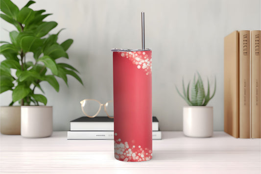Red Deep Border Design Tumbler