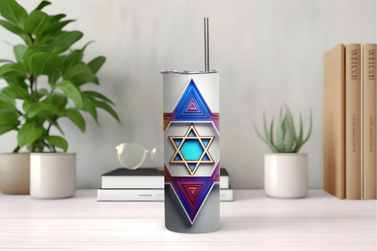 Hanukkah Star 4 Tumbler