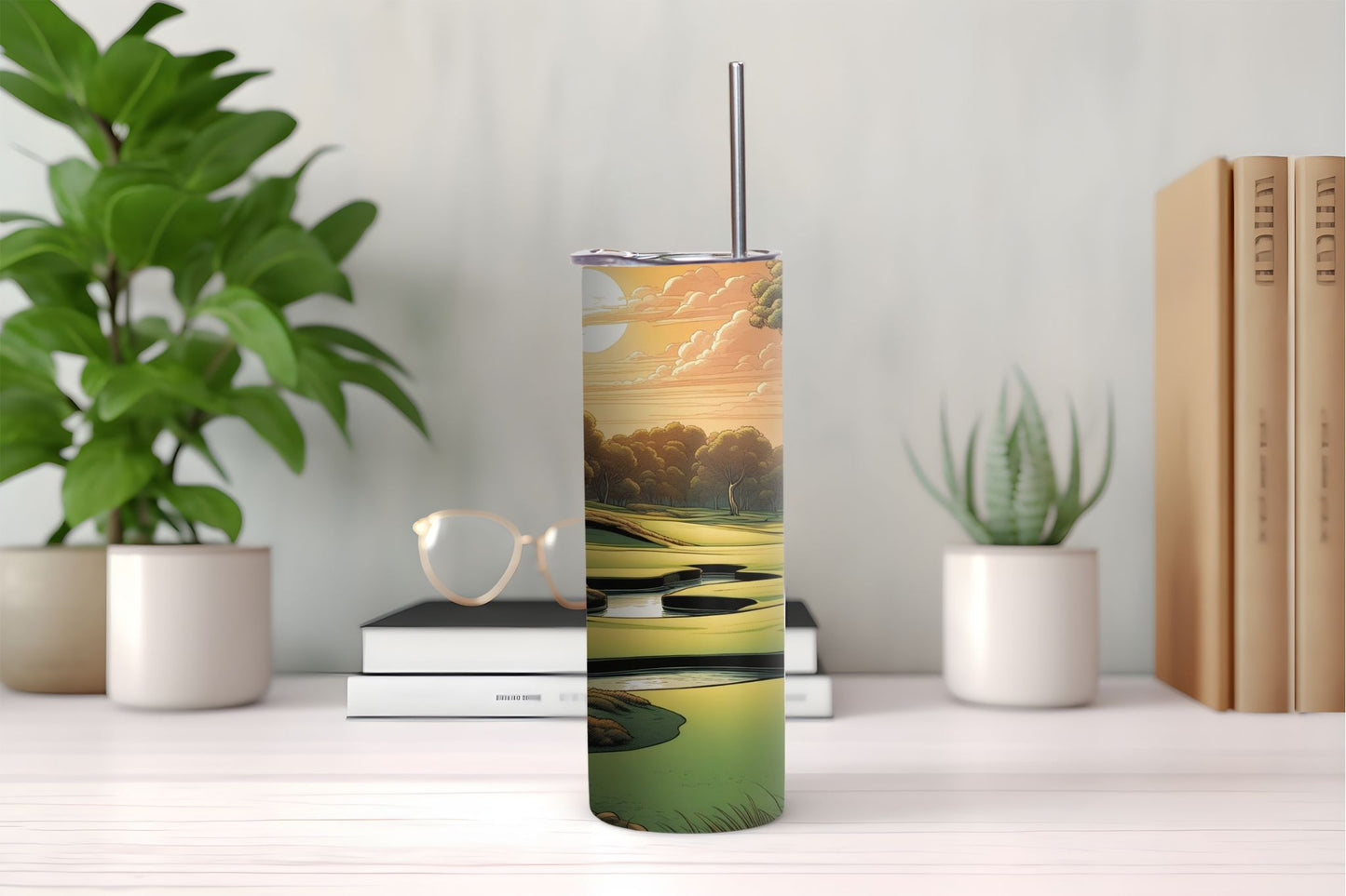 Comic Golf Tumbler