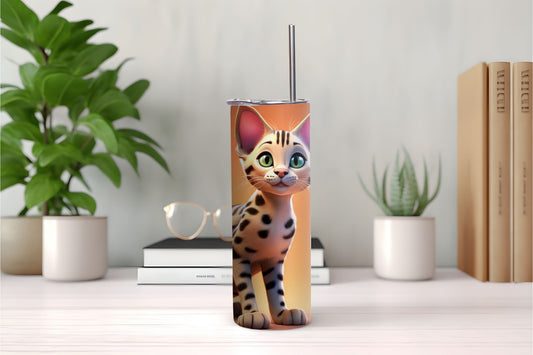 Savannah Cat 2 Tumbler