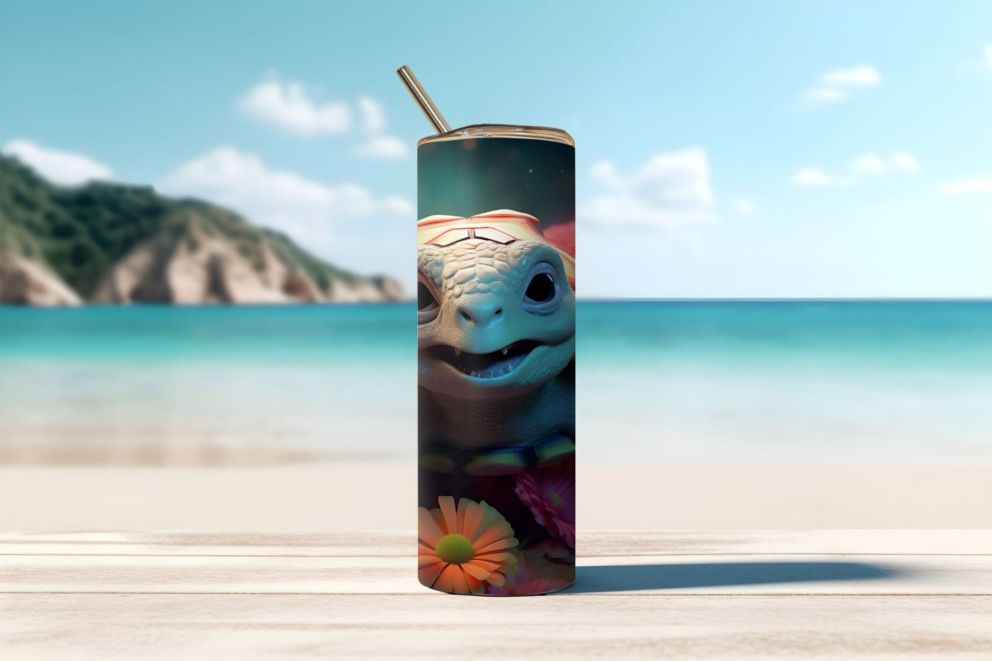 Turtle 3D Tumbler