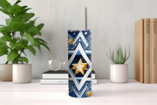 Hanukkah Star 3 Tumbler